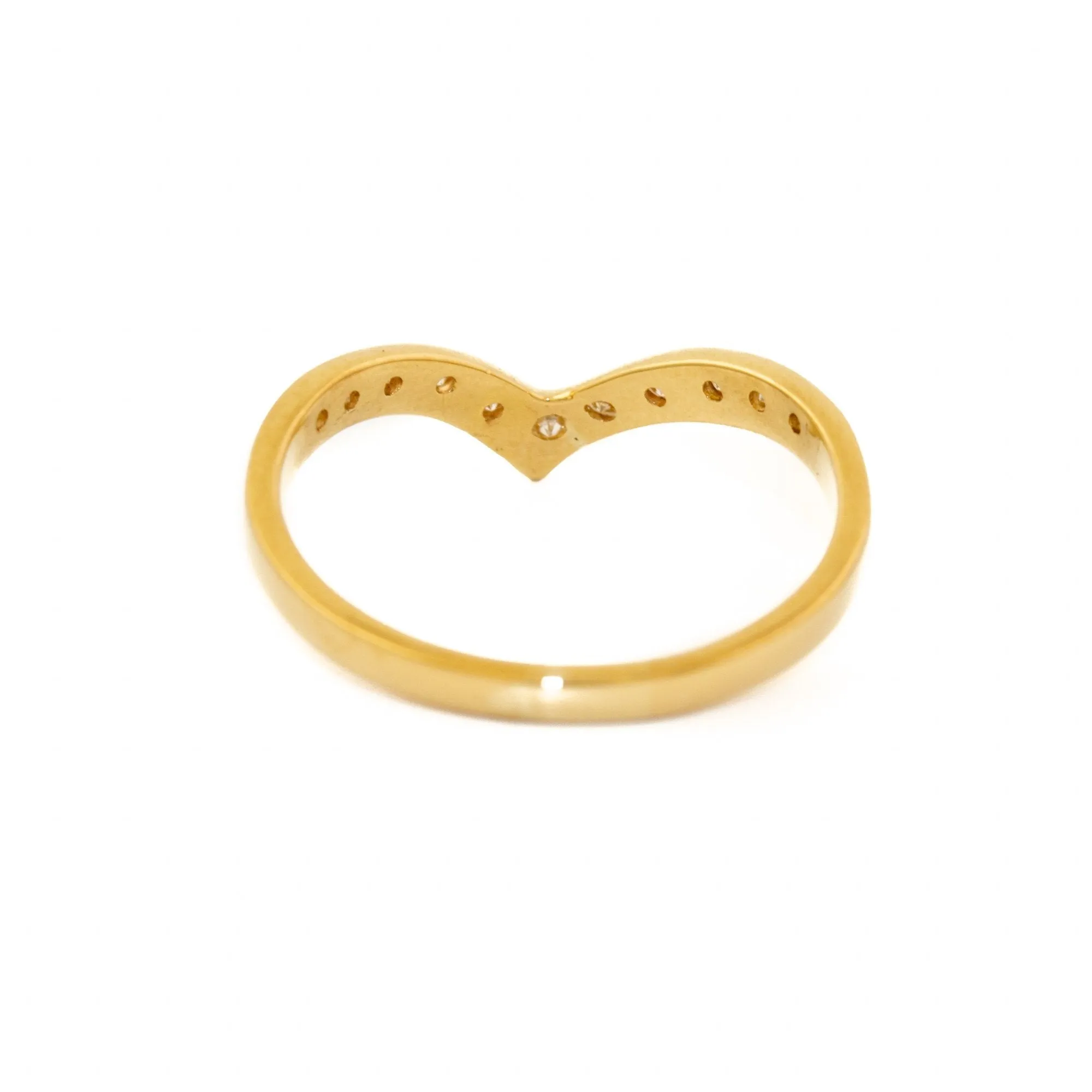 10 K Gold x Diamond Tiara Band Ring