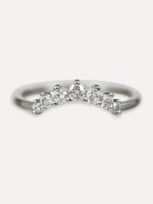 14K Tiara Stacking Band - Diamond