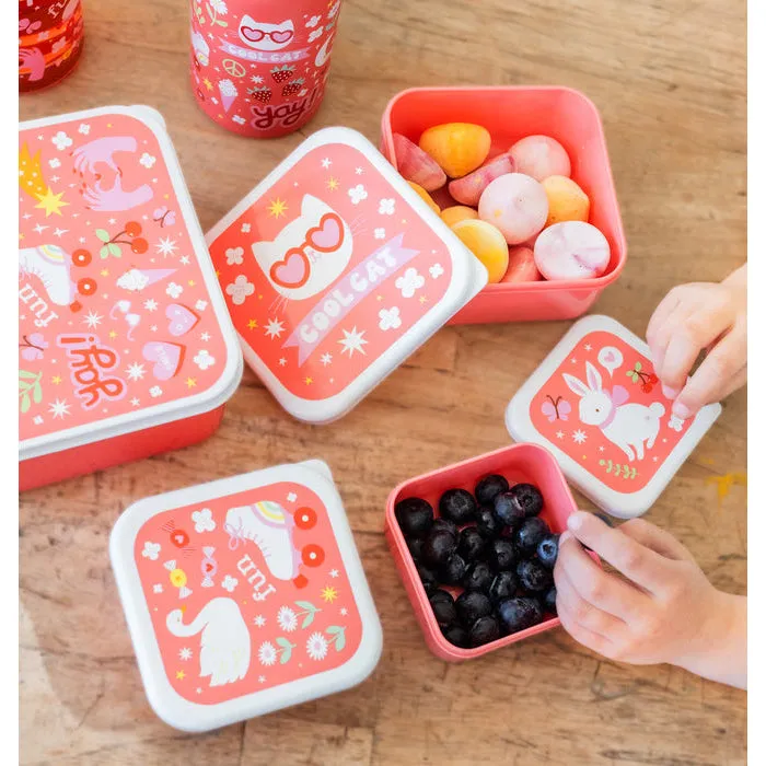 A Little Lovely Company Lunch & Snack Box Set: Fun