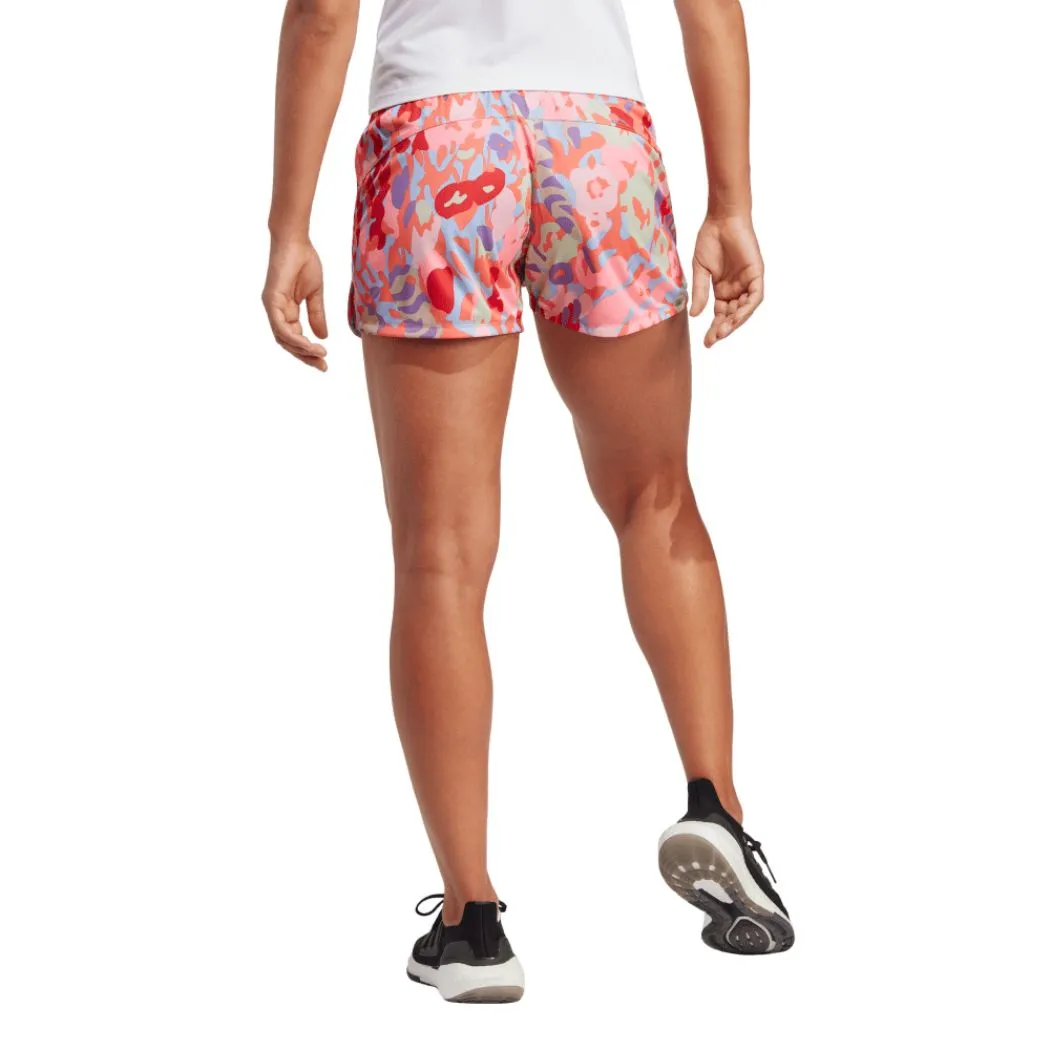 adidas Pacer Aeroready Train Essentials Minimal Branding Floral Print Women's Short