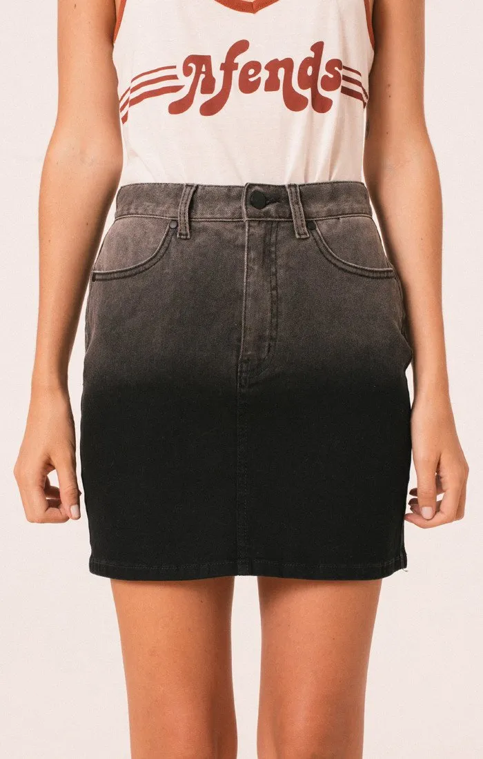 Afends Womens Chevy - Denim Skirt