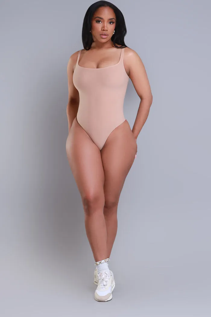 Barely There Sleeveless Bodysuit - Sand No.241 NKDS