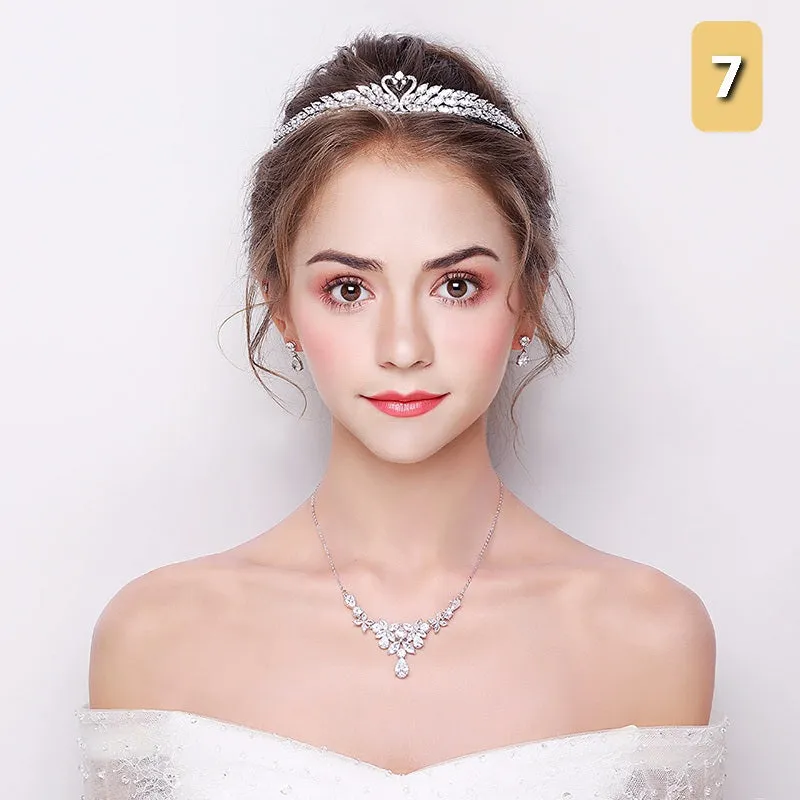 Bridal Crown Tiara (Various Designs)