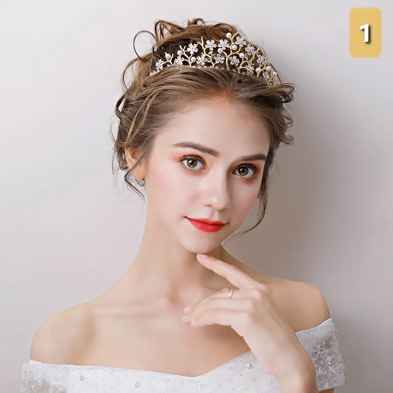 Bridal Crown Tiara (Various Designs)