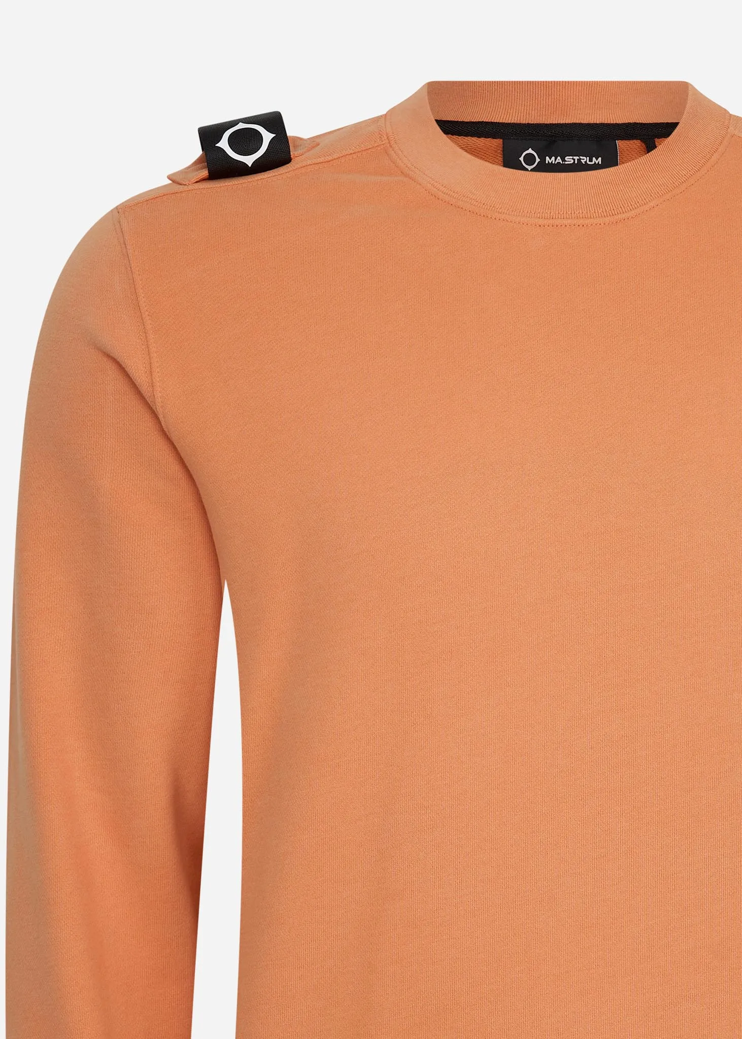 Core crew sweat - coral gold