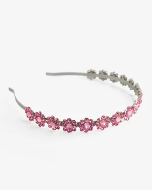 CRYSTAL FLOWER HEADBAND