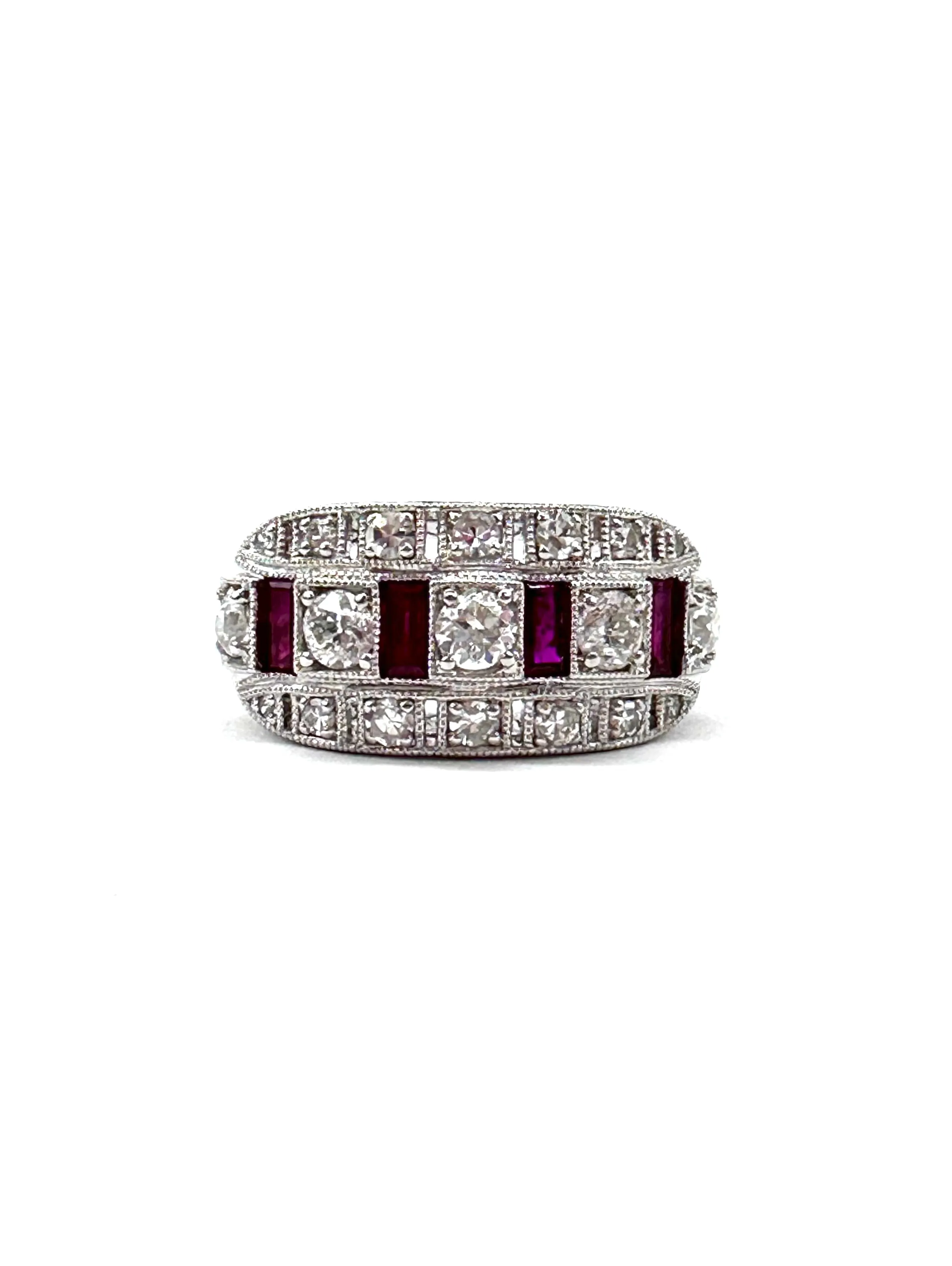 Diamond and Ruby Ring