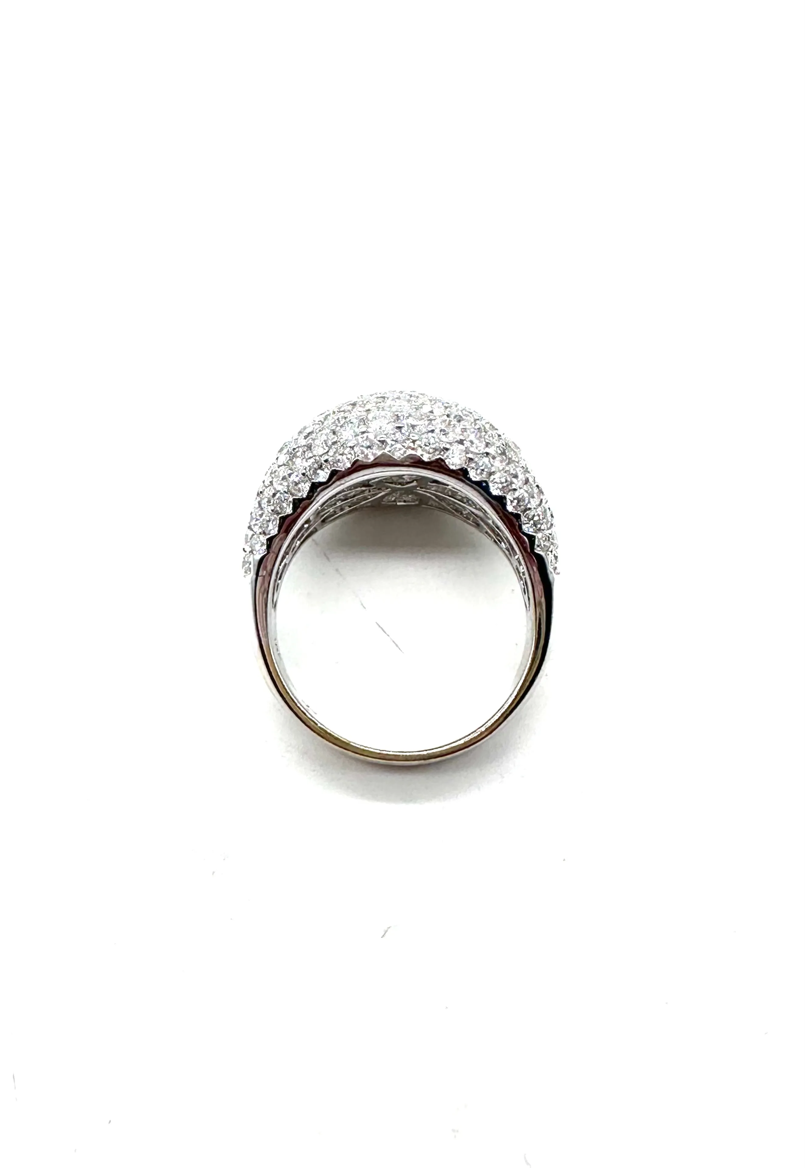 Diamond Pavé Dome Ring