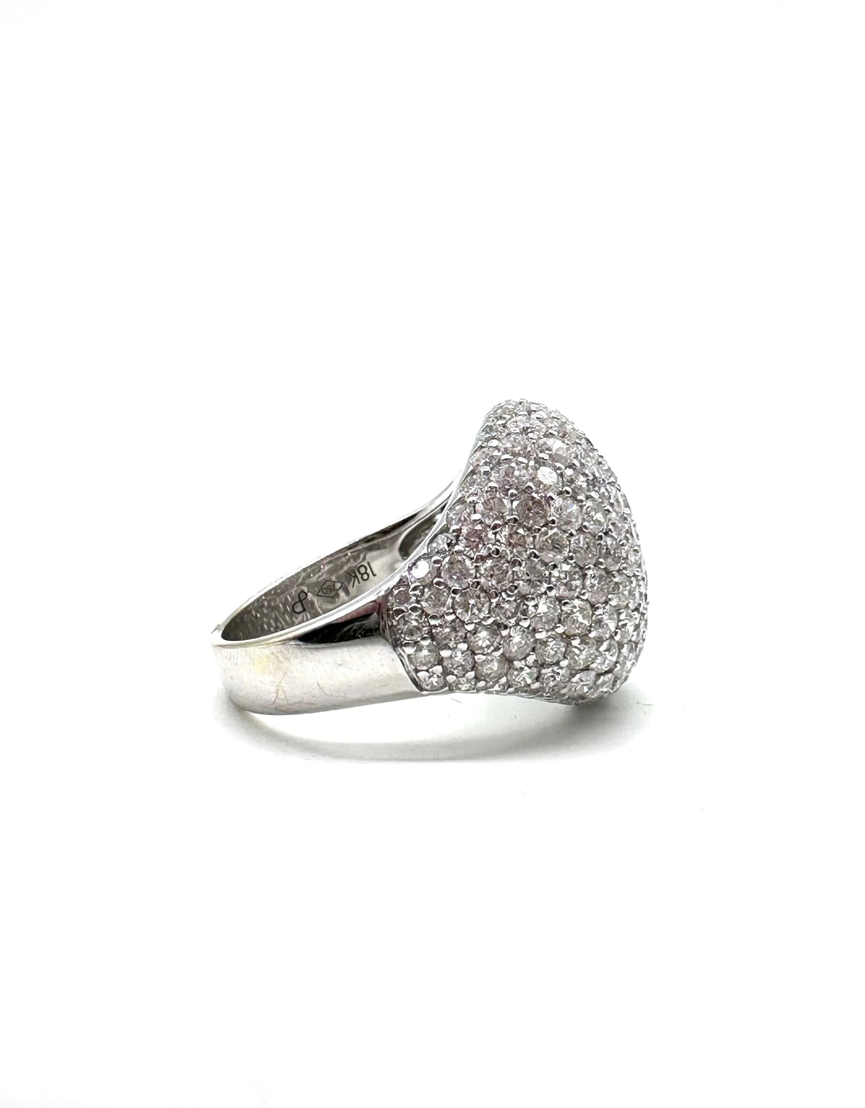 Diamond Pavé Dome Ring