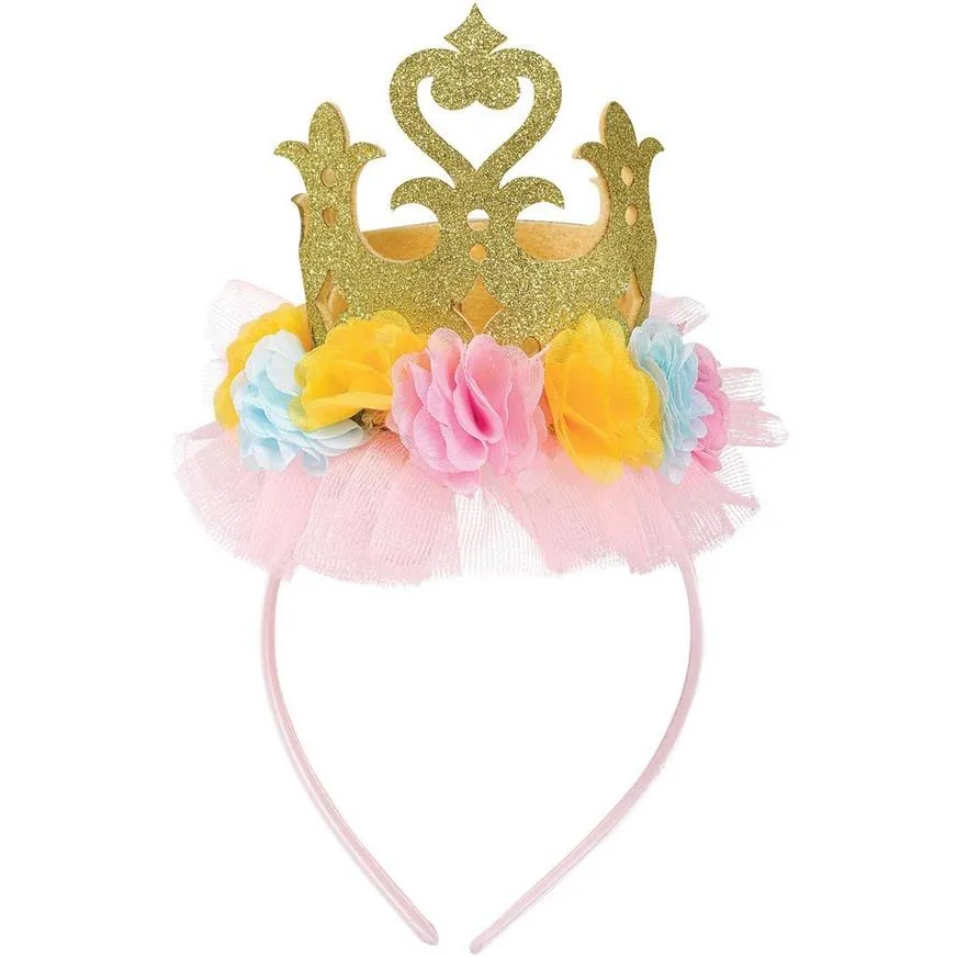 Disney Once Upon a Time Floral Crown Headband 5" | 1ct