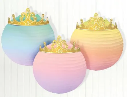 Disney Princess Once Upon a Time Paper Lanterns | 3ct