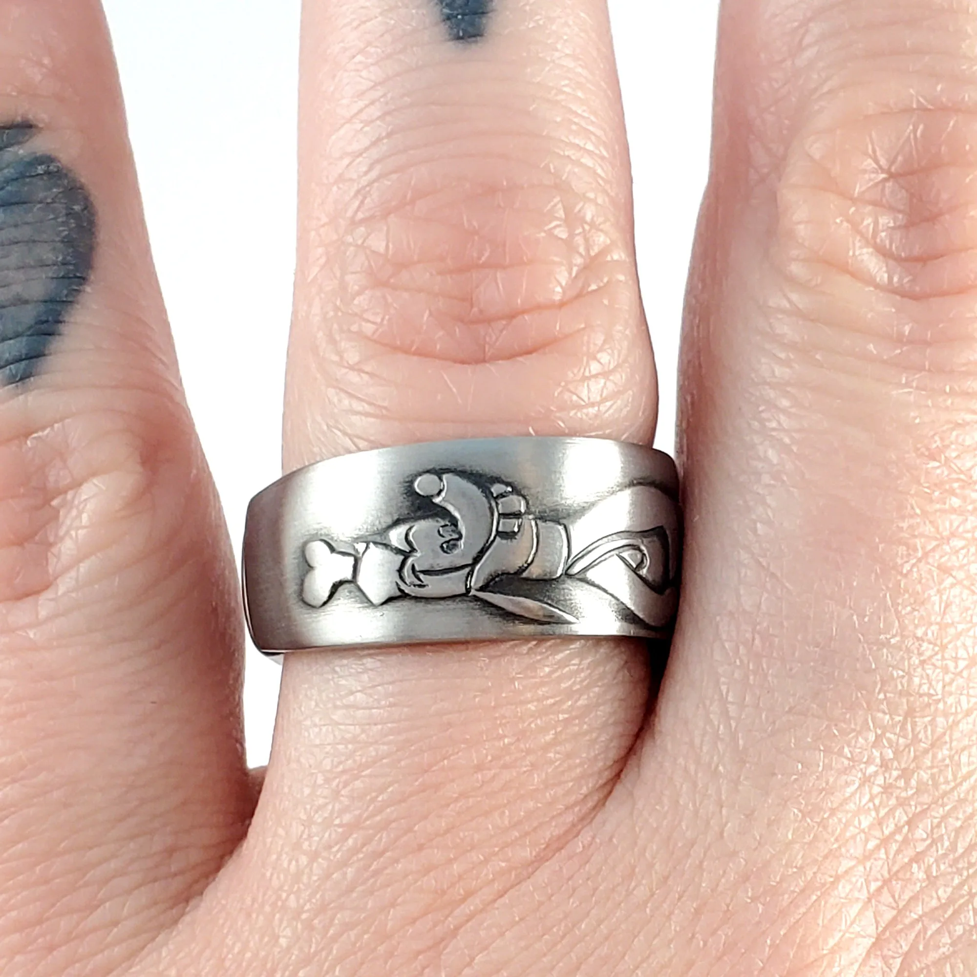 Disney's Goofy Stainless Steel Spoon Ring