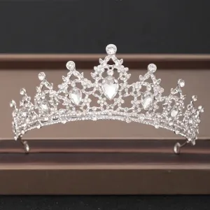 Elegant Bridal Baroque Rhinestones Crown and Tiara Collection