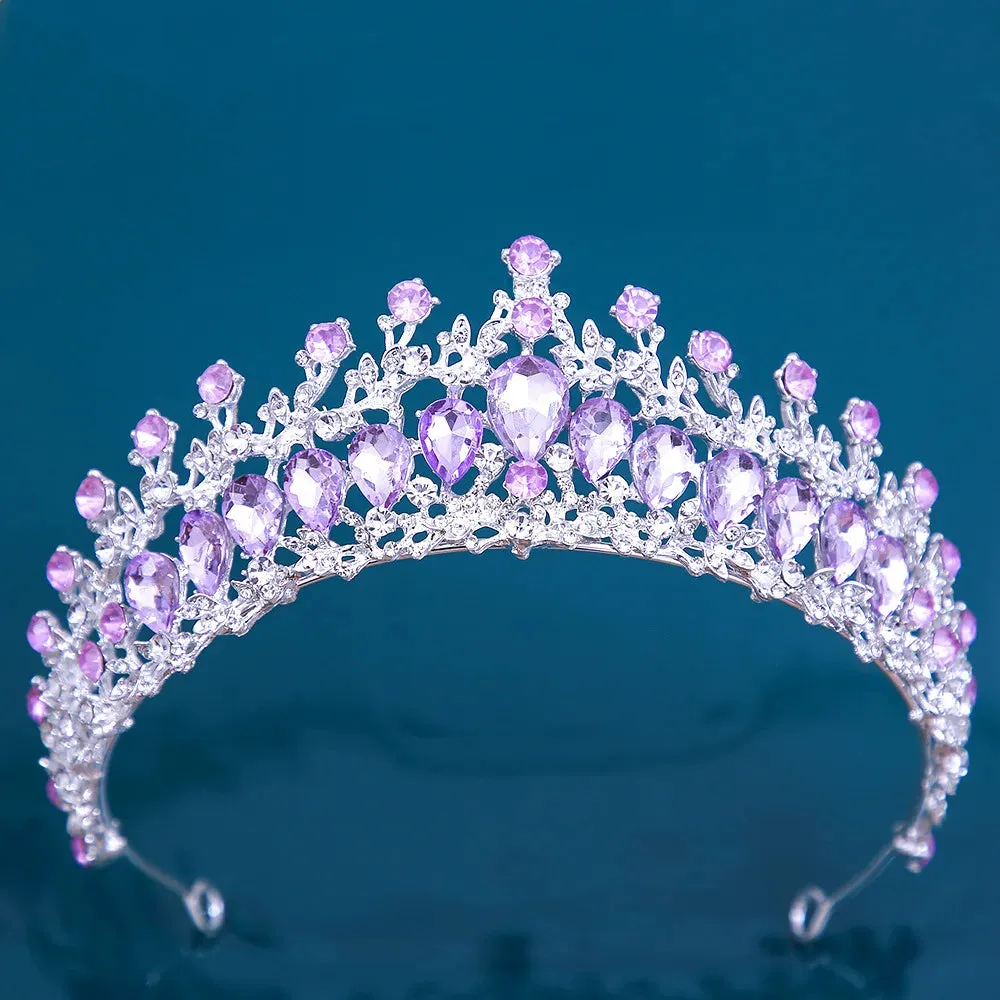 Elegant Party Tiaras Wedding Party Bridal Crystal Crown Hair Accessories