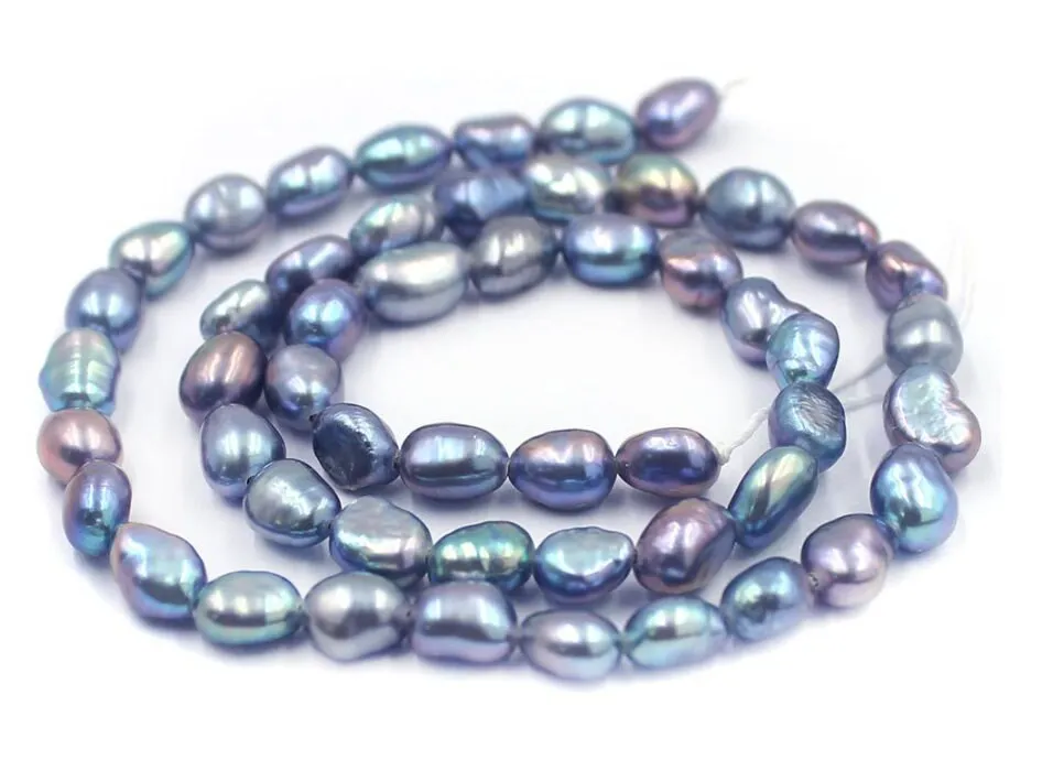 Freshwater Pearl Natural Baroque Beads Stones - DIY Jewelry Making Bracelets Necklace - 5 6 7 8 10 11 12 mm