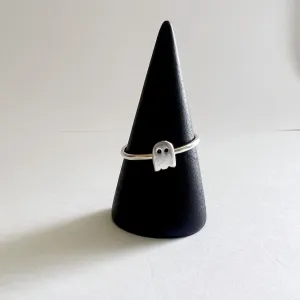 Ghost Stacking Ring in Sterling Silver