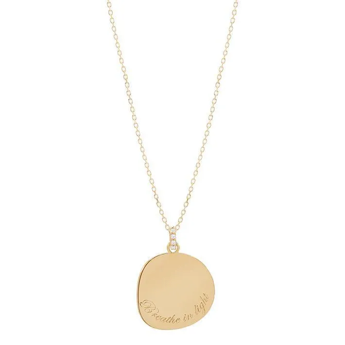 Gold Goddess of Air Necklace