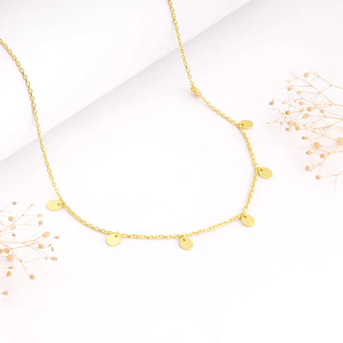 Golden Mini Charm Necklace