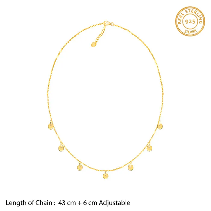 Golden Mini Charm Necklace