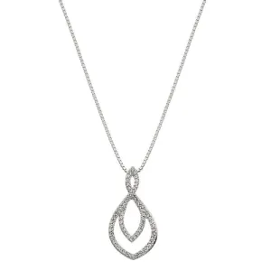 Hot Diamonds White Topaz Pendant & 18" Chain DP733