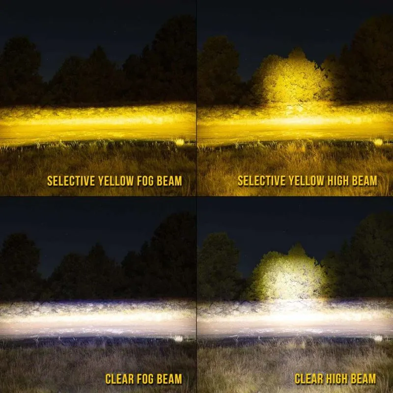 KC HILITES FLEX ERA® 3 - Lens Replacement - Selective Yellow - SAE Beam