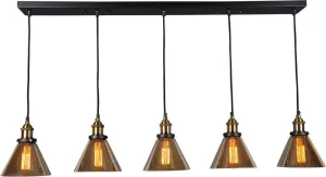 Marta Linear 5 Light Pendant Lamp