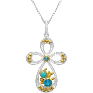 Michou Cluster Cross  Pendant