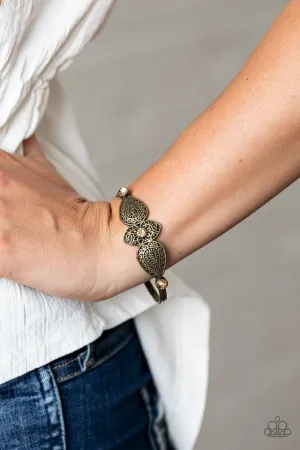 Paparazzi Bracelet ~ Flourishing Fashion - Brass