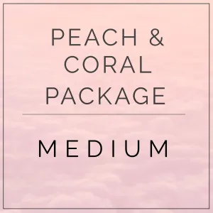 Peaches and Coral- Medium Package