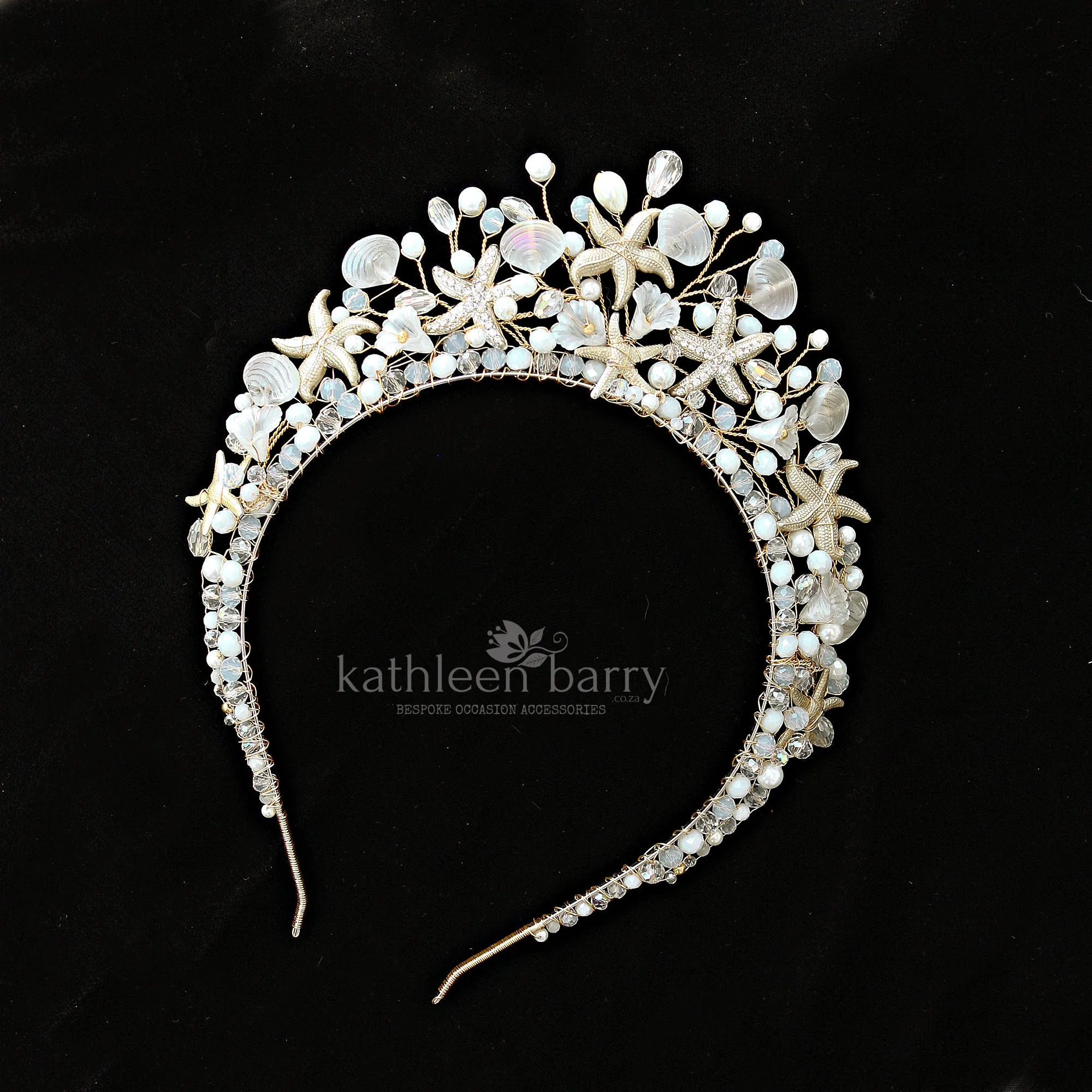 Pernille Starfish tiara style crown - assorted colors available