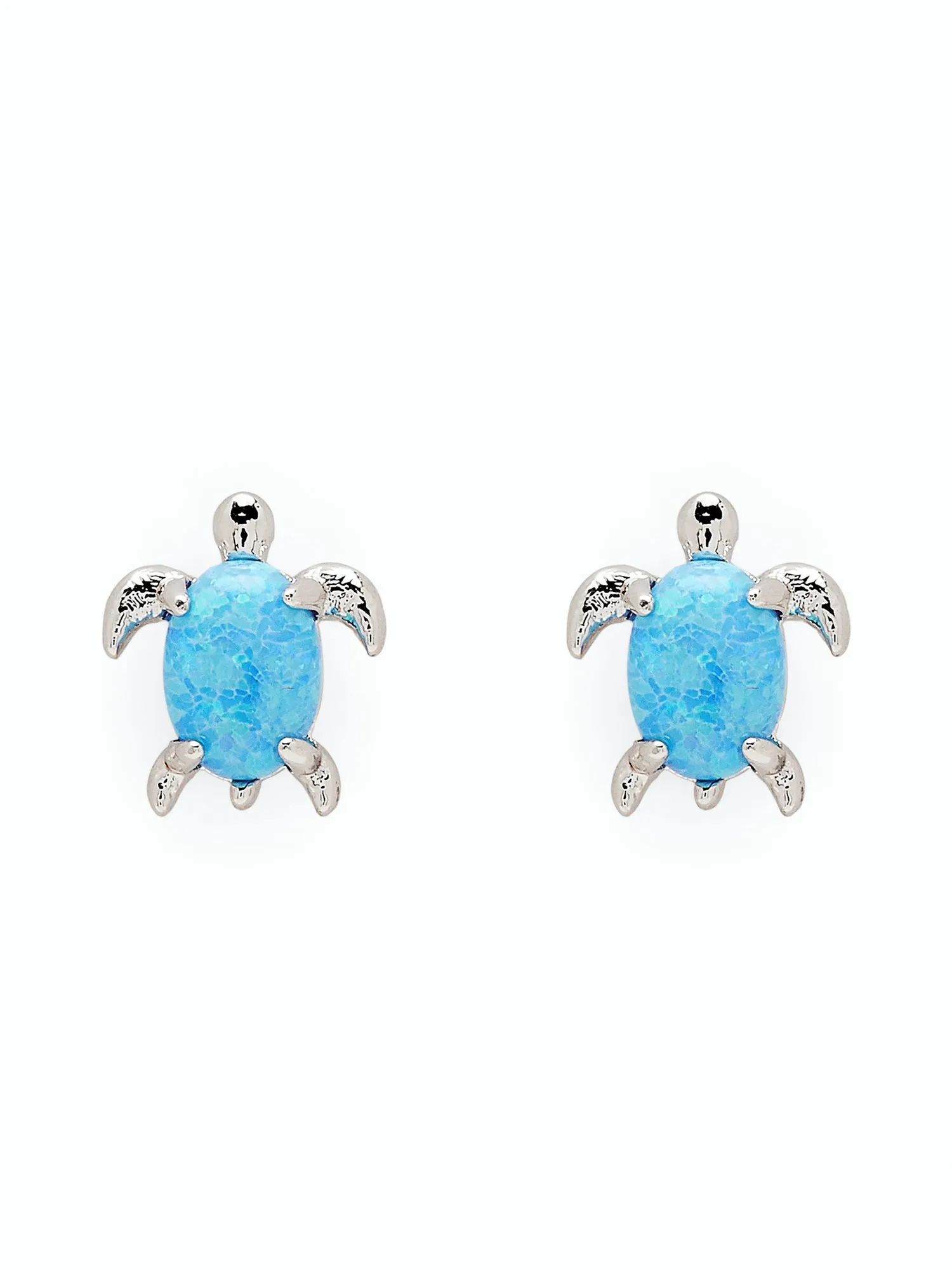 PURA VIDA OPAL SEA TURTLE EARRINGS