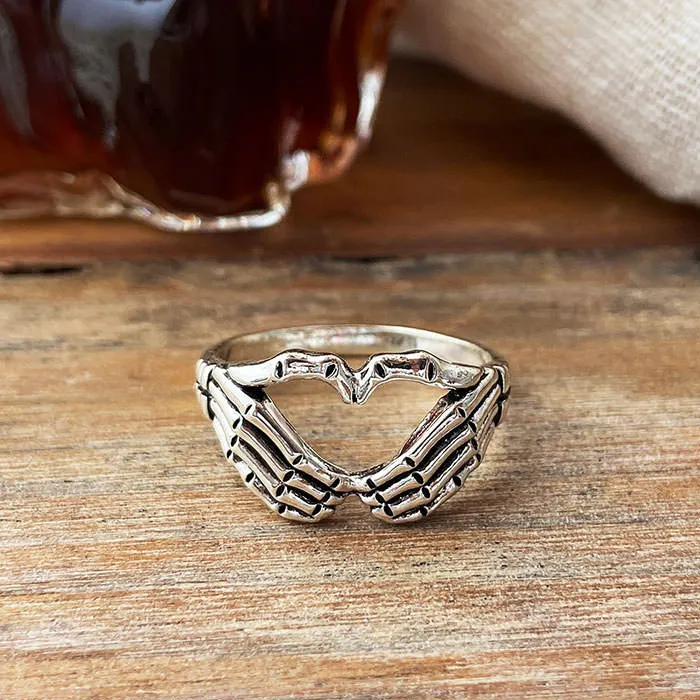 Skeleton Hand Ring