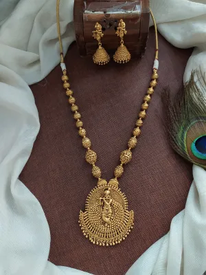 Spiritual Lord Krishna Pendant Antique Nagas Mala Set