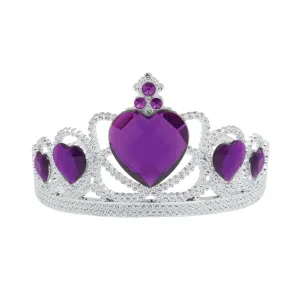 Tiara Silver   Purple Stone