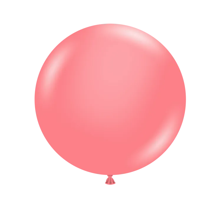 Tuftex 24in Coral Latex Balloon 25ct