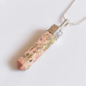 Unakite Jasper Pendant Necklace