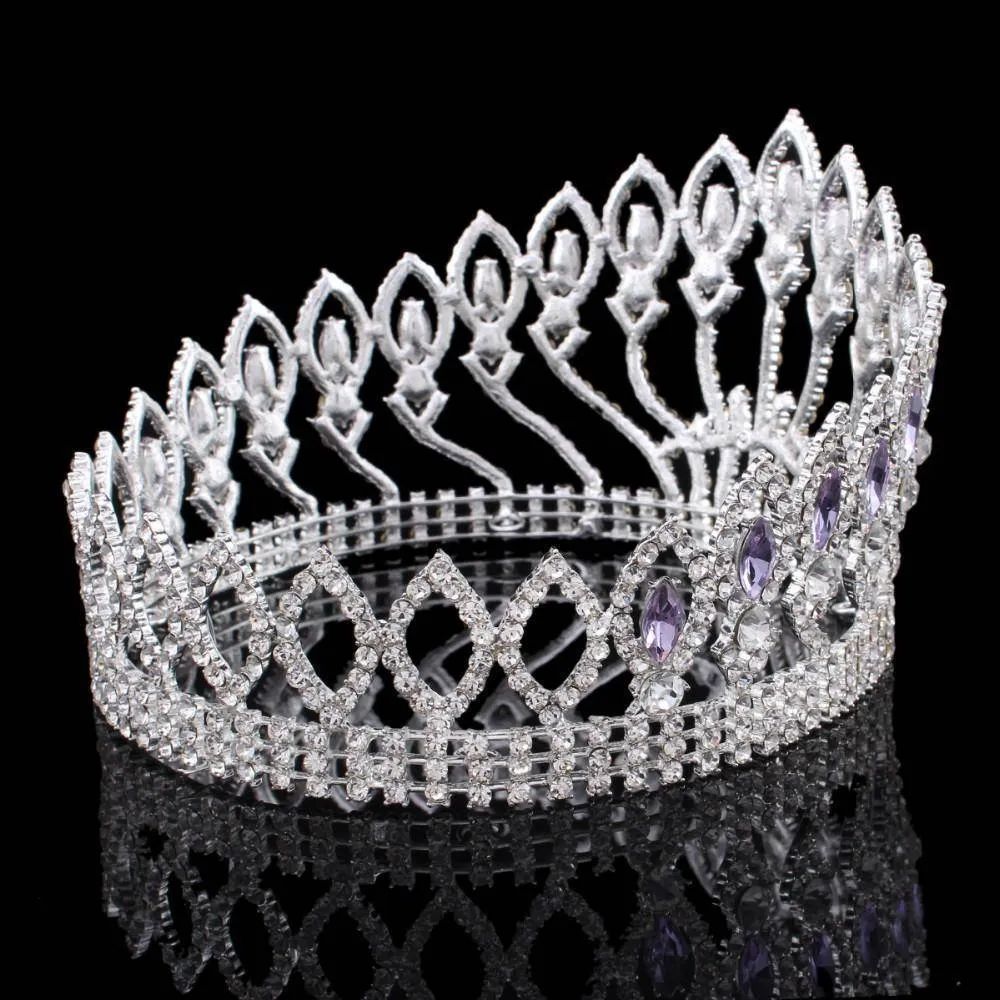 Vintage Rhinestone bling Crown, Crystal Tiara, Good for Bridals, Prom, Princess, Pageant, Wedding