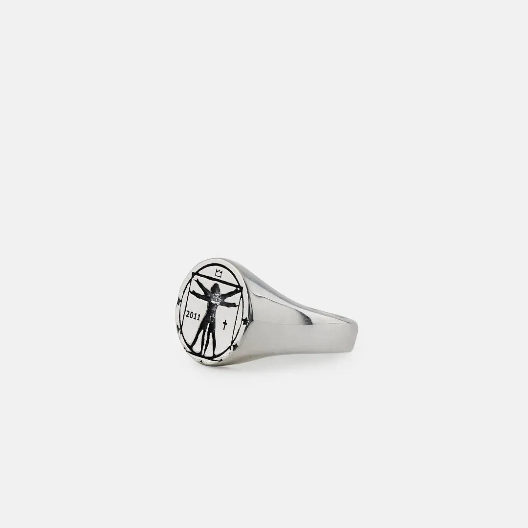 Vitruvian ring | silver