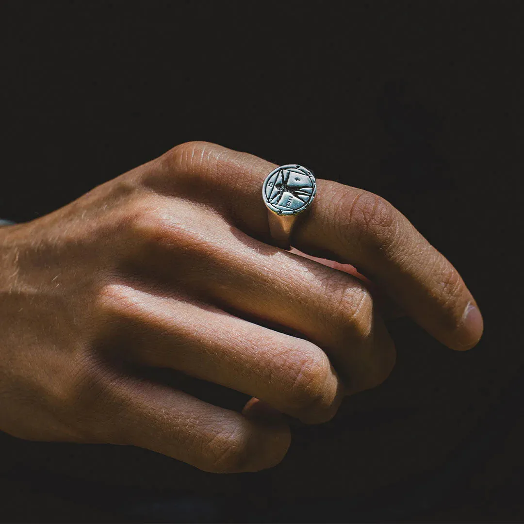 Vitruvian ring | silver