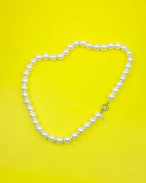 White Shell Pearl Necklace