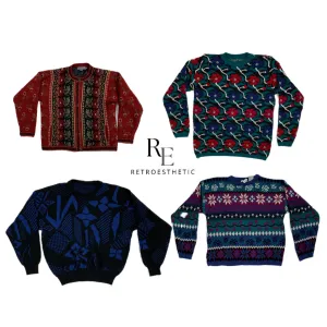 Y2K Printed Funky Sweater (SR-130)